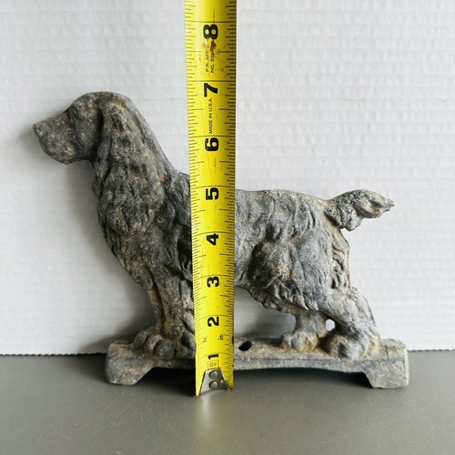 Vintage ALUMINUM Fence Gate DOG DECORATION Cocker Spaniel ORNAMENT - Picture 3 of 3