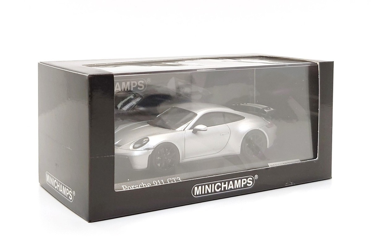 Minichamps 1:43 Porsche 911 GT3 (992) in Dolomite Silver | eBay