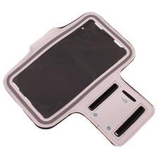 For T-Mobile REVVL 6x 5G/6 5G - Sports Running Armband White Gym Workout Case