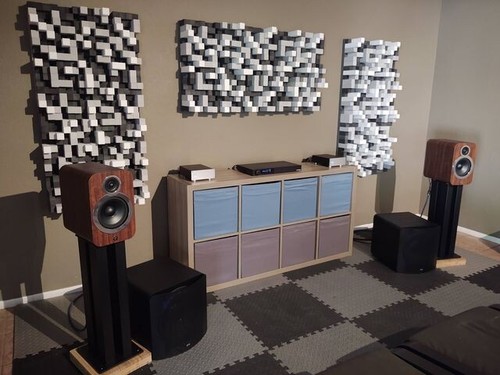 Zrób to sam 2lb Akustyczny sufitowy dyfuzor dźwięku Skyline Nagrywanie Studio Panel zabiegowy - Zdjęcie 3 z 14