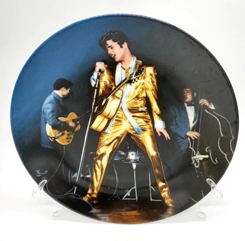"The Memphis Flash" Looking at a Legend Elvis Collection Delphi Plate COA - Picture 10 of 10