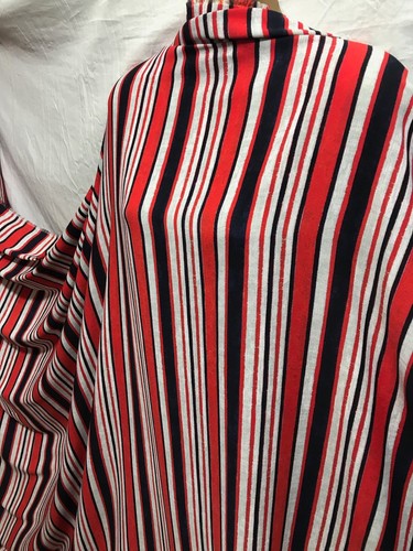 *NEW*Georgette Polyester Striped-African Print Dress/Craft Fabric*FREE P&P* - Picture 2 of 6