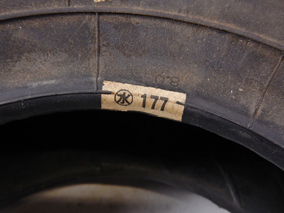 Neumático de rueda trasera Dunlop 85-86 TG50 TG50M TG 50 50M M Gyro S NOS 4,50-6 puntos Foto 4 de 4