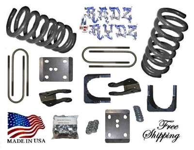 1980-1996 Ford F100 F150 2WD 3"-5" Lowering Springs axl Flip 253630 1980-1996 Ford F100 F150 2WD 3"-5" Lowering Springs axl Flip 253630