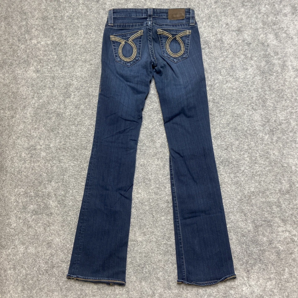 Pantalones de mezclilla elásticos Big Star Liv corte bota para mujer talla 25L azul lavado oscuro Foto 2 de 4