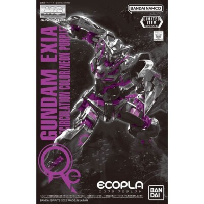 BANDAI MG 1/100 Gundam Exia Umlauf Farbe Neon Lila ECOPLA Figur JAPAN