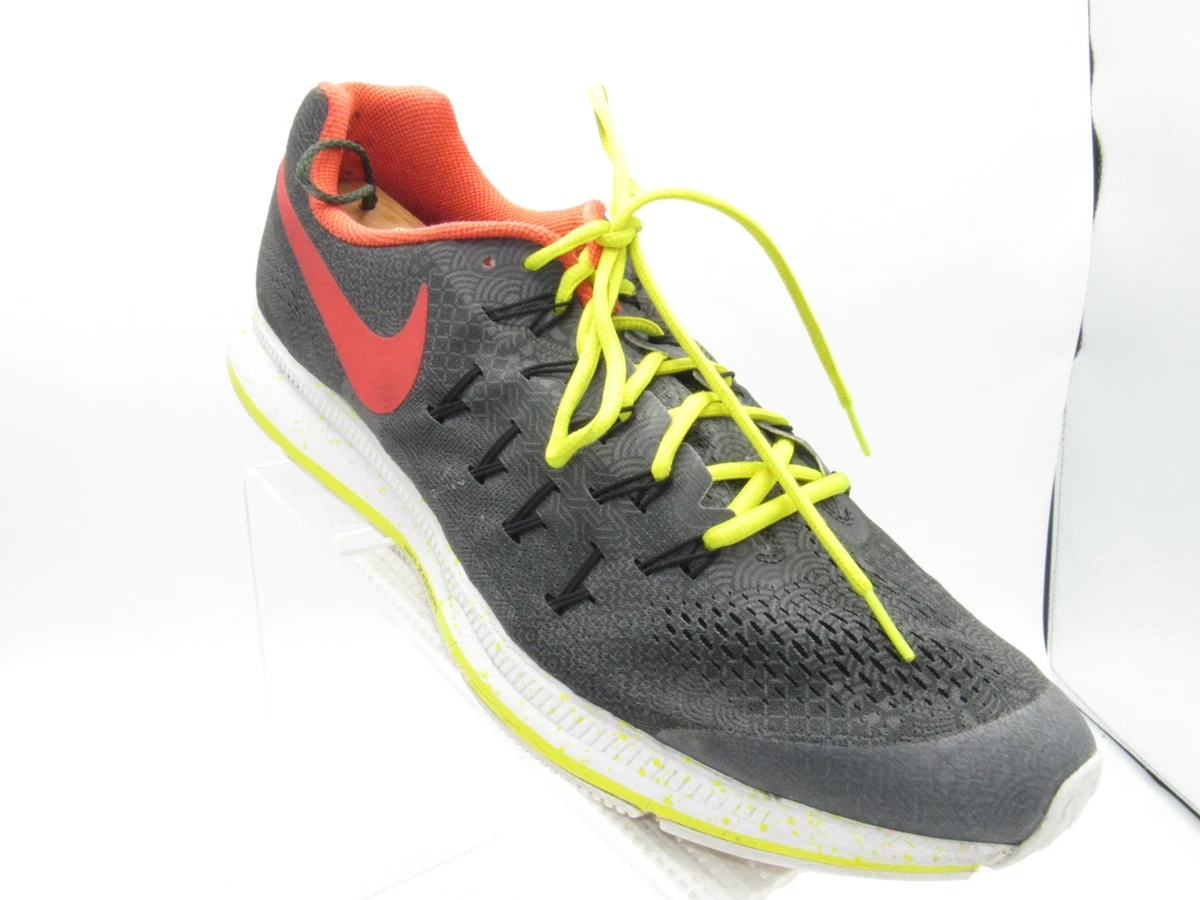 Nike Air Zoom Pegasus 33 Pirate 872971 994 Sz 15 M Black Red Running Mens Shoes