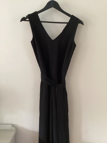 The White Company Black Jumpsuit, UK Size 6, Good Condition - Imagen 2 de 6