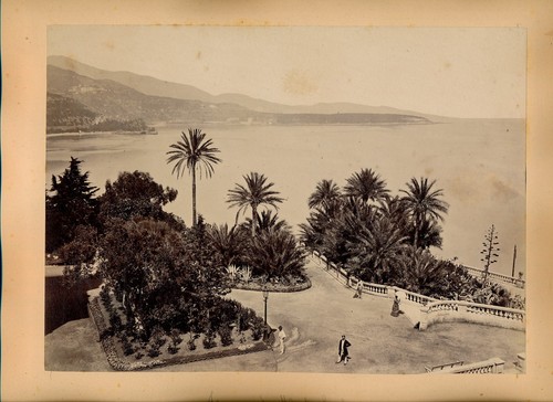 MONACO NICE c. 1870 - 3 Photos Vue Générale Terrasse Monte Carlo - Picture 3 of 3