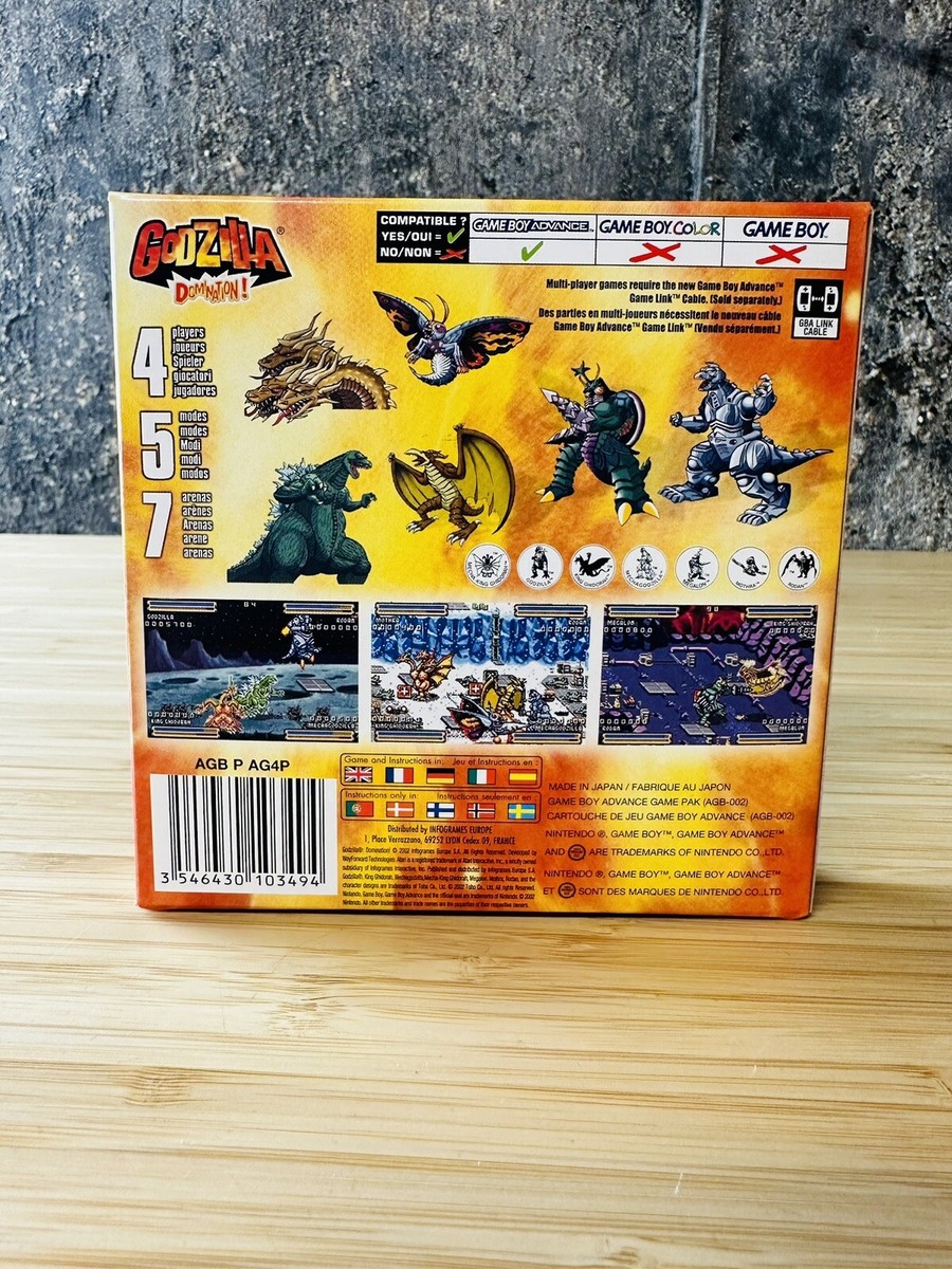 Godzilla: Domination (Nintendo Game Boy Advance, 2002) for Godzilla: Domination (Nintendo Game Boy Advance, 2002) for