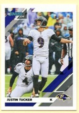 2019 Panini Donruss Football Justin Tucker card #29 Baltimore Ravens