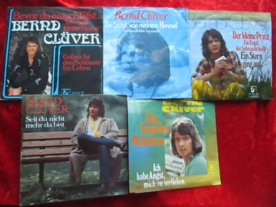 BERND CLÜVER - Seit Du nicht mehr da bist/ Ein fremdes Mädchen/ +3   5x 7'' Set