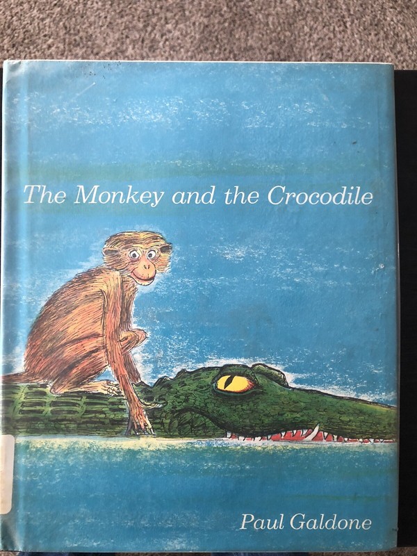 The Monkey and the Crocodile : A Jataka Tale from India by P. Galdone Library Ed