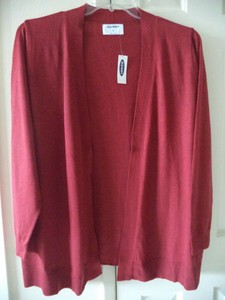 red cardigan old navy