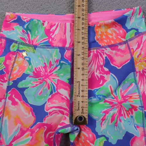Lilly Pulitzer Melody Luxletic Leggings Girls Large (8-10) Multicolor Floral - Picture 8 of 10