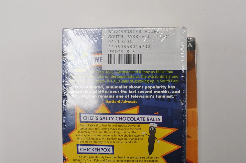 Two South Park VHS Volume 11 and Volume 12 (VHS, 1998) Comedy Central, Sealed - Image 3 of 4