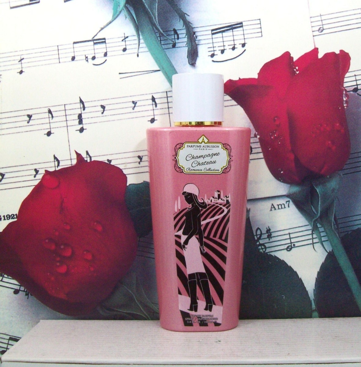 Rose Chateau Blue Cologne Parfum Aubusson Romance Collection