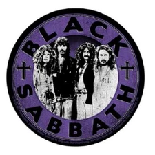 Black Sabbath Group Circle Sticker Decal Official Heavy Metal