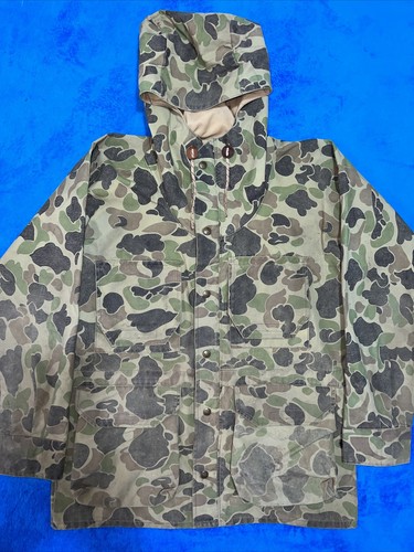Vintage Cabelas Duck Camo Jacket, Parka Hunting Goretex USA Made Men’s Size S/M - Picture 2 of 17