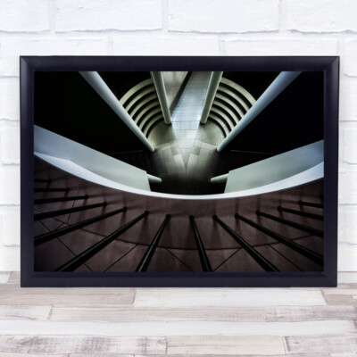 Viele Treppen Architektur Up Shot Wandkunstdruck