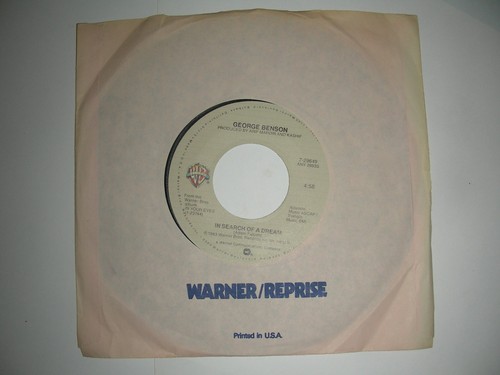 George Benson - Inside Love / In Search Of A Dream 45 Warner Bros NM 1983 - Picture 4 of 4