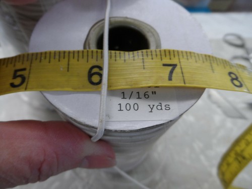 100 YARDS ELASTIC CORDING 1.5 mm STRING REPAIR DOLLS( diagram) FACE MASK FREE SH - 第 2/2 張圖片