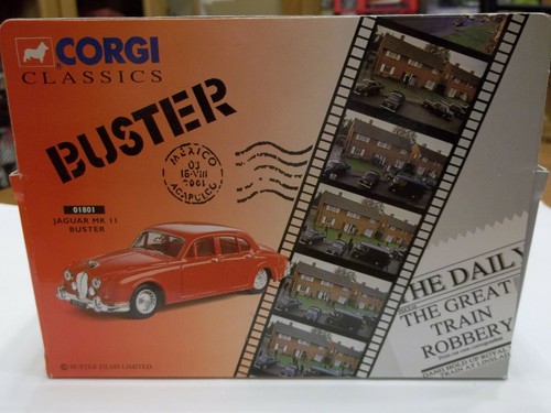 Corgi Classics 01801 - Buster - Jaguar MkII - Brand NEW from 1995 - Picture 3 of 3