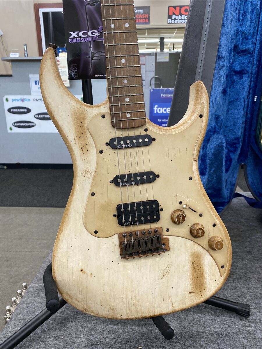 Axl Relic'D Badwater SRO Electric Guitar EMG Designed | eBay Axl Relic'D Badwater SRO Electric Guitar EMG Designed | eBay