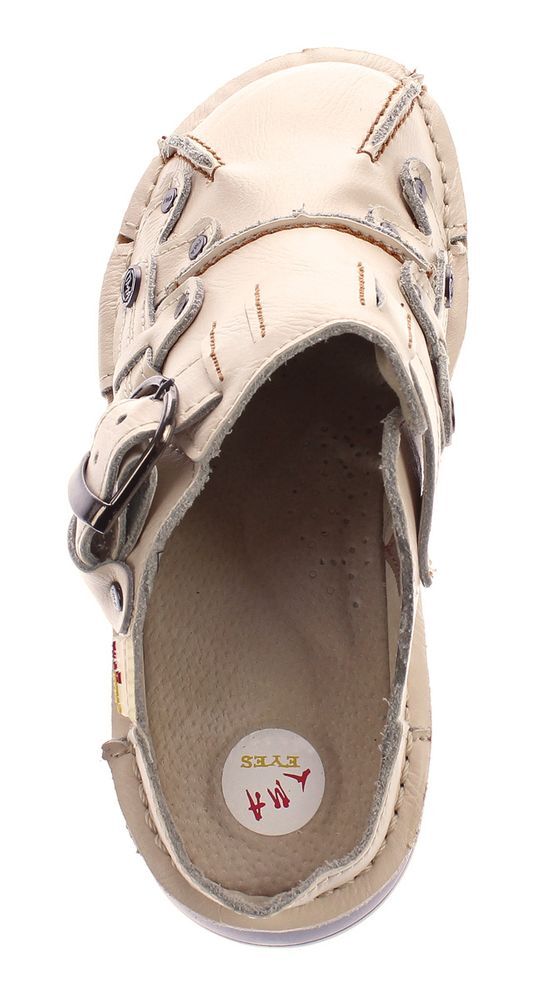 Damen Leder Clogs Sabot Schuhe Slipper Pantolette Sandalen TMA  