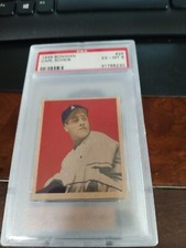 1949 BOWMAN #25 CARL SCHEIB RC ATHLETICS PSA 6