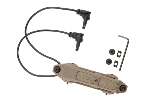 WADSN pulsante sdoppiato laser anpeq Remote Dual Switch Picatinny Keymod TAN FDE - Picture 3 of 5