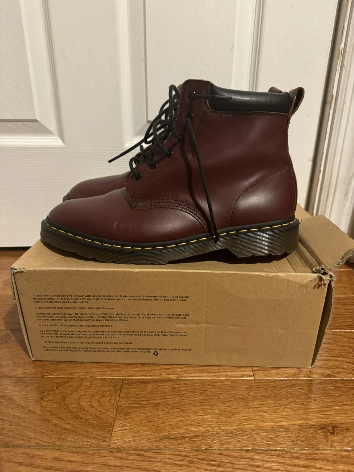 Baskets hautes Dr.Martens Dr. Martens Supreme 6 yeux Oxblood 28 J4r56