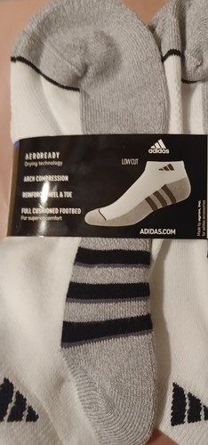 Adidas Men's Climalite Low Cut Sock 6-pair - Picture 2 of 3