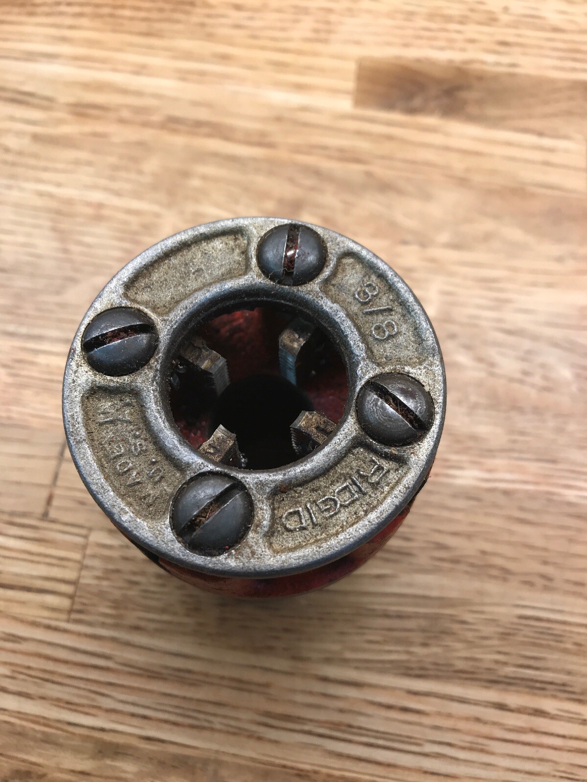 RIDGID 3/8" NPT DIE Threader Threading HEAD Fits 111R Ratchet w/ Teeth