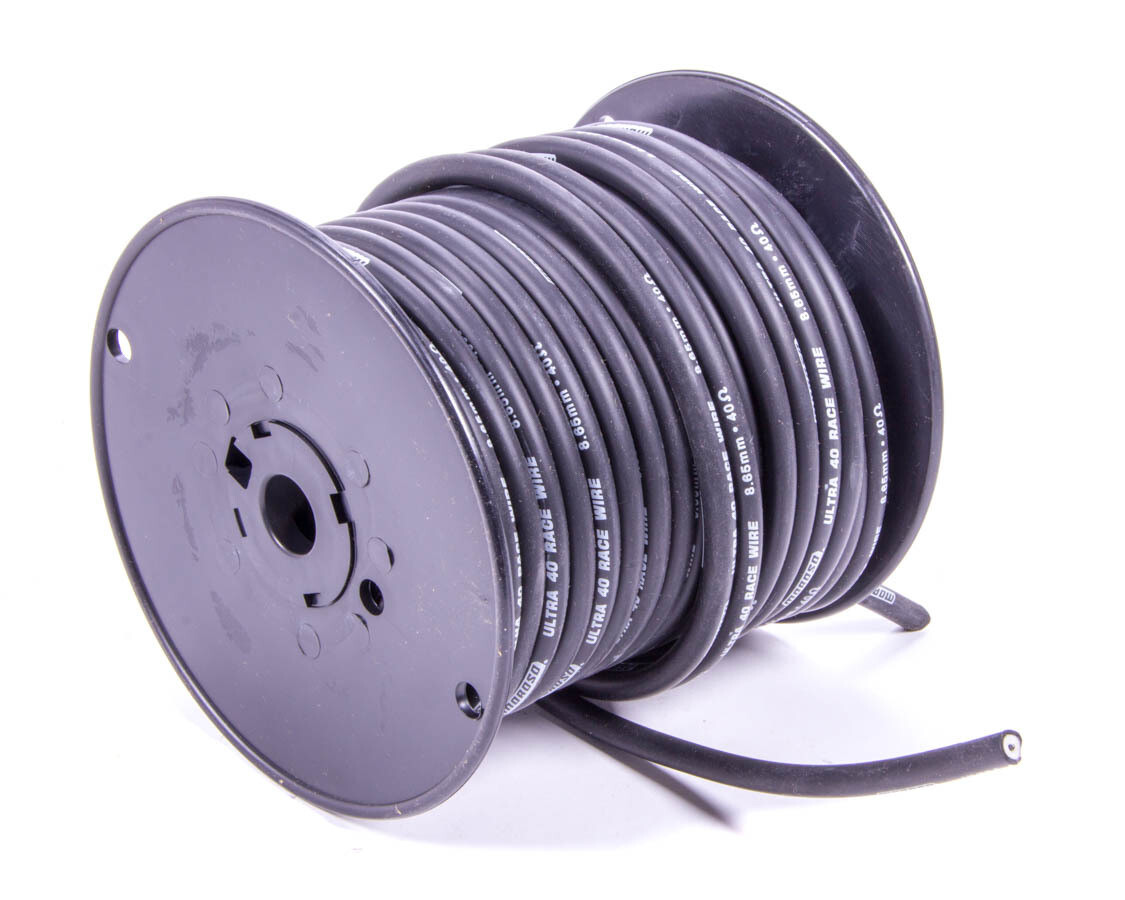 Moroso Ultra 40 Ignition Wire Black 100' Spool Moroso Ultra 40 Ignition Wire Black 100' Spool