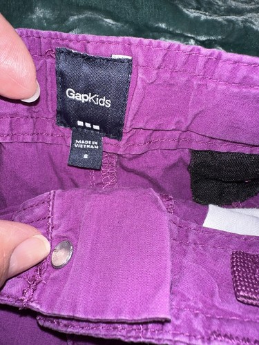 Gap Kids Girls Purple Adjustable Shorts Size 6 - Picture 3 of 9