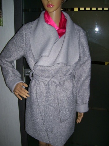 Damen Jacke Mantel von Civico Gr.M/38-40 ecru Made in Italy - Bild 3 von 9