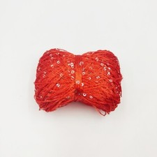 50g/1.76oz Sequin Sparkle Yarn Paillette Thread Line Hand Crochet Knitting