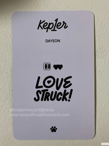 TARJETA FOTOGRÁFICA oficial Kep1er - Love-struck álbum versión Xiaoting Chaehyun - Imagen 48 de 92