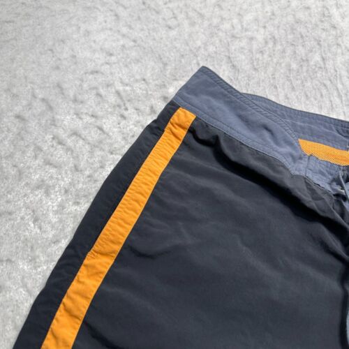 Hugo Boss Badehose Shorts grau orange gefüttert Schwimmen Herren Größe Large L - Bild 3 von 16