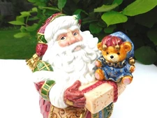  FITZ AND FLOYD JOLLY OLE ST. NICK CANDY JAR 