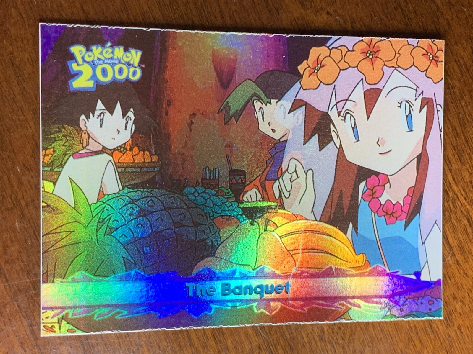 Topps Pokemon the Movie 2000 #26 The Banquet RAINBOW FOIL