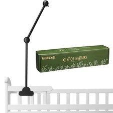 Wooden Baby Crib Mobile Arm 27.17 Inches Cloud Design Adjustable Baby Mobile ...
