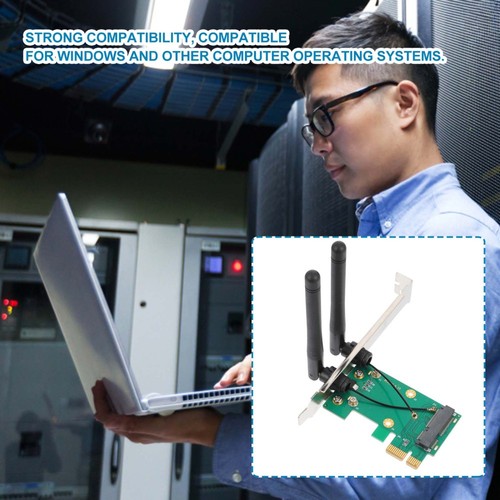 1 Set Replacement Mini PCIe To PCIe Wifi Card PC Network Card Converter - Afbeelding 11 van 12