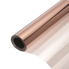 Reflective Window Film One Way Daytime Mirror Privacy Film,Brown Silver 23"x32'