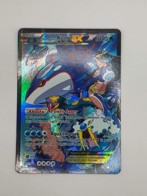 #ad Team Aqua#x27;s Kyogre EX 6 34 Double Crisis Holo Full Art DAMAGED . Pk002227 $63.58