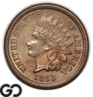 1863 Indian Head Cent Penny Brilliant Uncirculated ++