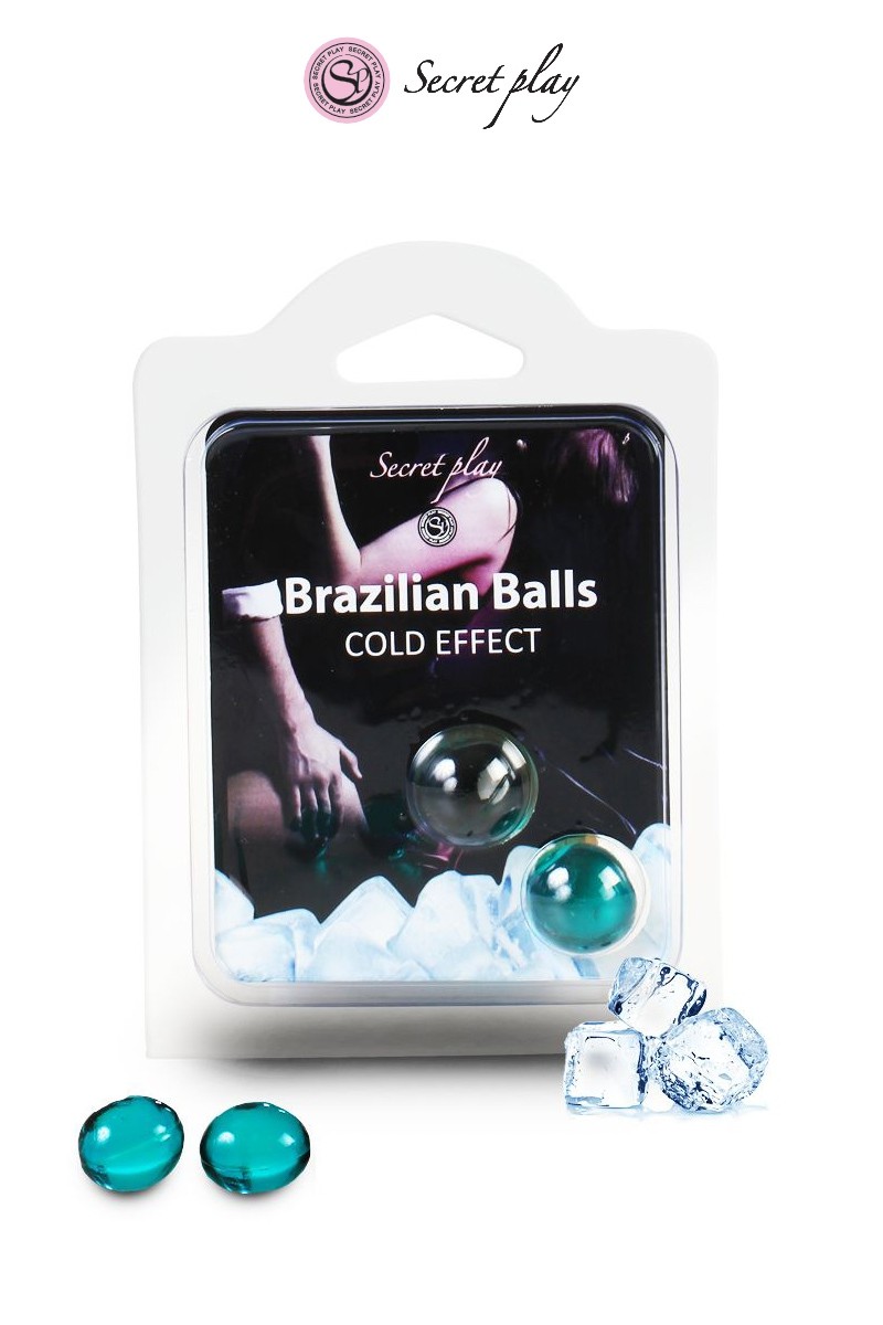 2 Brazilian Balls lubrifiant intime effet frais pour pimenter vos nuits