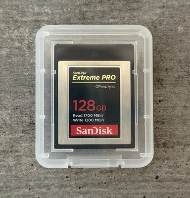 SanDisk Extreme PRO CFexpress Card 128 GB Type B - Top Zustand