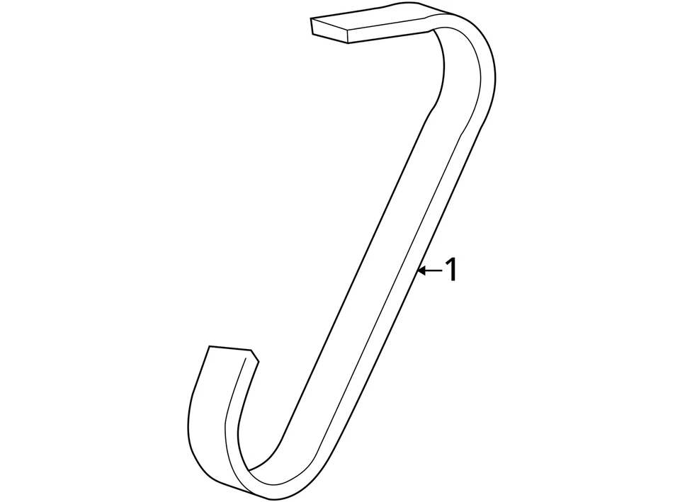 OLDSMOBILE PONTIAC 6000 CENTURY 1987-1999 CINTURÓN CON PMP y aire acondicionado CMPR y GE 19244954 Foto 3 de 3